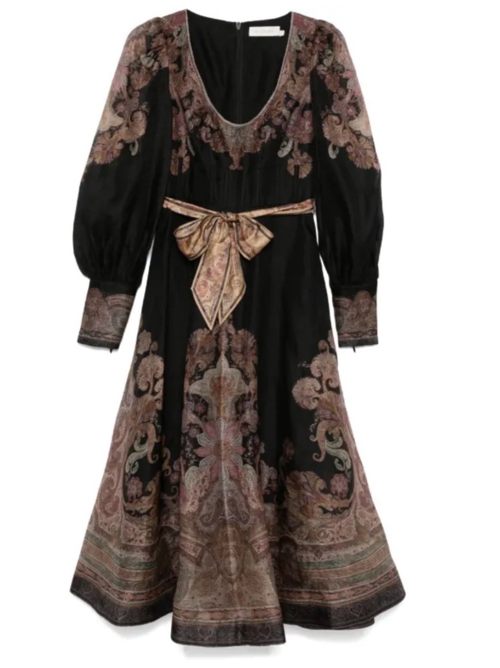 Zimmermann illustration structured maxi dress